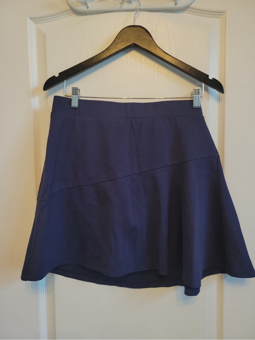 OGL Women's Navy Flared Skirt lined with Shorts